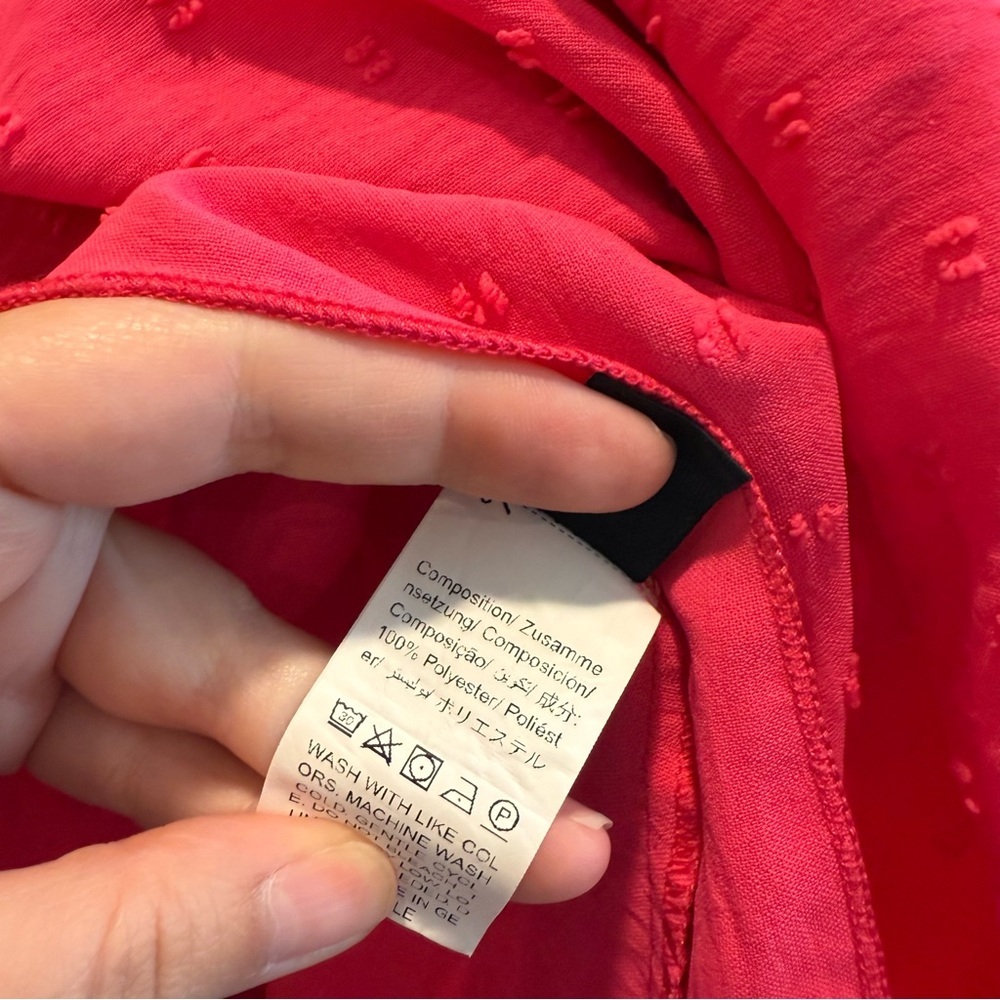 Pink Off-Shoulder Women's Top - Picture 5 of 7